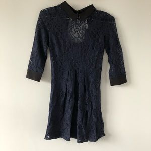 BCBGeneration — Navy Lace Dress